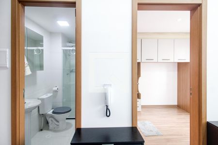 Sala/Cozinha de kitnet/studio para alugar com 1 quarto, 24m² em Belenzinho, São Paulo