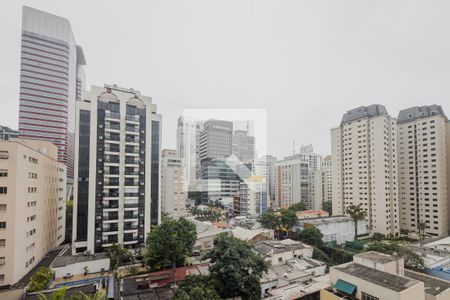 Vista da Varanda de apartamento para alugar com 2 quartos, 100m² em Cerqueira César, São Paulo