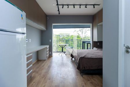 Studio de kitnet/studio para alugar com 1 quarto, 27m² em Santo Amaro, São Paulo