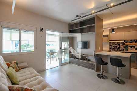 Sala de apartamento para alugar com 1 quarto, 70m² em Pinheiros, São Paulo