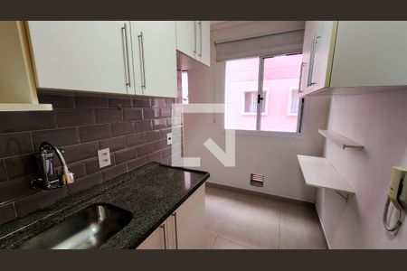 Cozinha e Área de Serviço de apartamento para alugar com 2 quartos, 55m² em Parque Residencial Jundiaí, Jundiaí