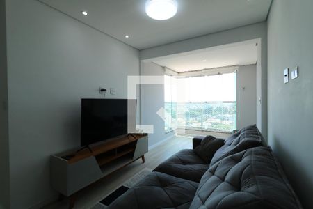 Sala de apartamento à venda com 2 quartos, 65m² em Jardim, Santo André