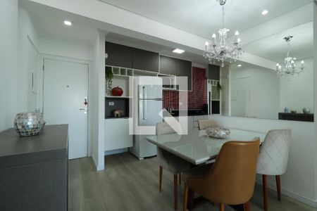 Sala de Jantar de apartamento à venda com 2 quartos, 65m² em Jardim, Santo André