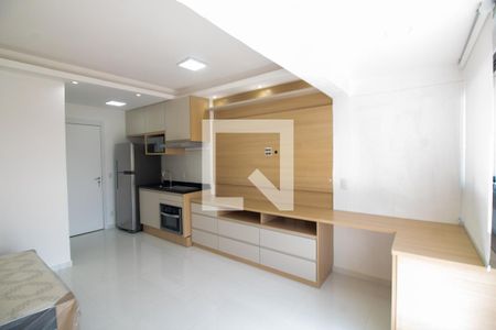 Sala / Quarto - Studio de kitnet/studio para alugar com 1 quarto, 27m² em Jardim das Acacias, São Paulo