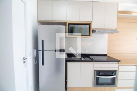 Cozinha de kitnet/studio para alugar com 1 quarto, 27m² em Jardim das Acacias, São Paulo