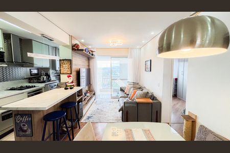 Sala - Sala de Jantar de apartamento à venda com 2 quartos, 57m² em Vila Homero Thon, Santo André