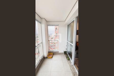 Varanda Sala - Sala de Jantar de apartamento à venda com 2 quartos, 57m² em Vila Homero Thon, Santo André