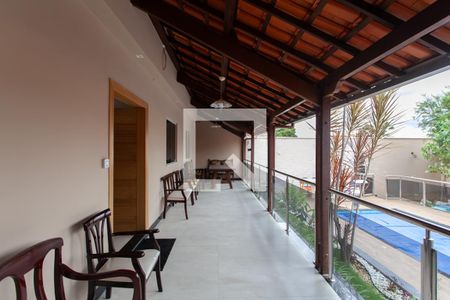 Varanda da Sala de casa à venda com 3 quartos, 105m² em Santa Monica, Belo Horizonte