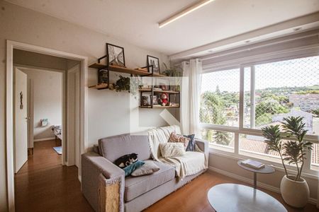 Sala de apartamento à venda com 2 quartos, 72m² em Cristal, Porto Alegre