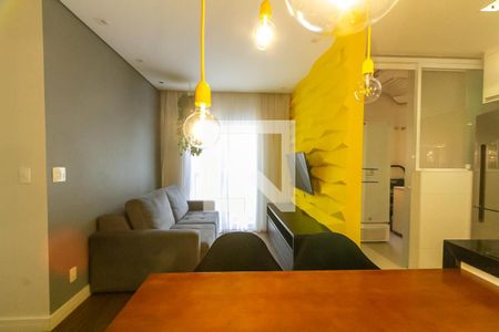 Sala de apartamento à venda com 1 quarto, 48m² em Vila Caminho do Mar, São Bernardo do Campo