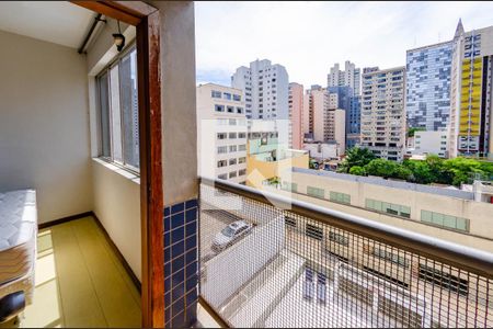 Varanda de apartamento para alugar com 1 quarto, 30m² em Barro Preto, Belo Horizonte