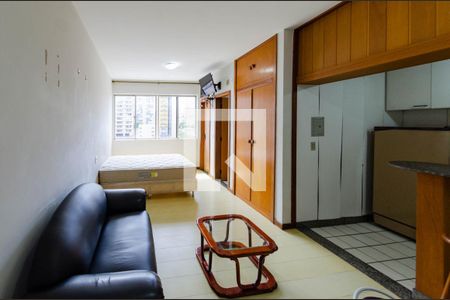 Sala de apartamento para alugar com 1 quarto, 30m² em Barro Preto, Belo Horizonte