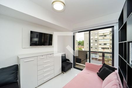 Sala de apartamento para alugar com 1 quarto, 40m² em Boa Vista, Porto Alegre