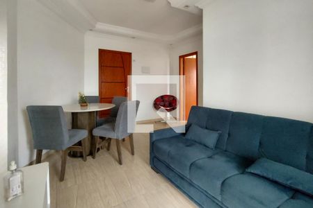 Sala de apartamento para alugar com 1 quarto, 50m² em Vila Caiçara, Praia Grande