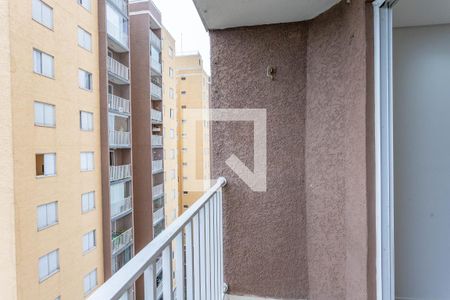 Varanda da sala de apartamento à venda com 3 quartos, 68m² em Centro, Diadema