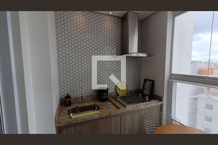 Varanda gourmet de apartamento para alugar com 1 quarto, 78m² em Parque Campolim, Sorocaba