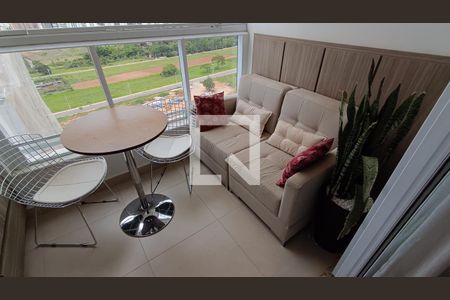 Varanda gourmet de apartamento para alugar com 1 quarto, 78m² em Parque Campolim, Sorocaba