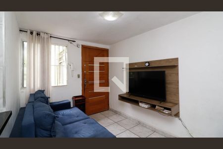 Sala de apartamento à venda com 2 quartos, 48m² em Conjunto Habitacional Padre Manoel da Nobrega, São Paulo