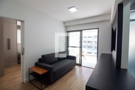 Sala de apartamento para alugar com 1 quarto, 50m² em Jardim das Acacias, São Paulo