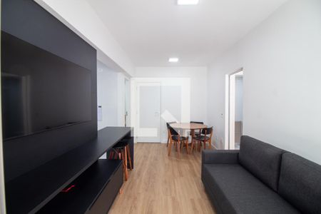 Sala de apartamento para alugar com 1 quarto, 50m² em Jardim das Acacias, São Paulo