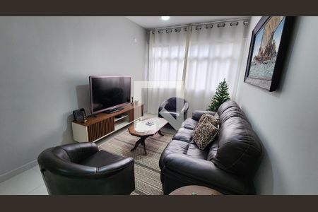 Detalhe Sala de apartamento para alugar com 3 quartos, 88m² em Gonzaga, Santos