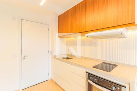 Cozinha de apartamento para alugar com 1 quarto, 35m² em Santo Amaro, São Paulo