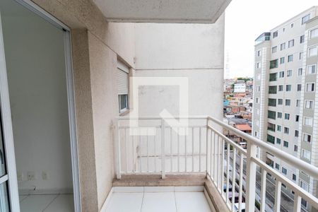 Varanda da Sala de apartamento para alugar com 1 quarto, 33m² em Jardim Santa Teresinha, São Paulo