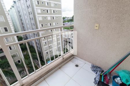 Varanda da Sala de apartamento para alugar com 1 quarto, 33m² em Jardim Santa Teresinha, São Paulo