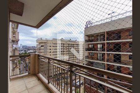 Varanda da Sala de apartamento para alugar com 3 quartos, 80m² em São Cristóvão, Rio de Janeiro