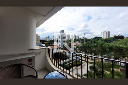 Varanda da Sala de apartamento à venda com 4 quartos, 221m² em Cambuí, Campinas