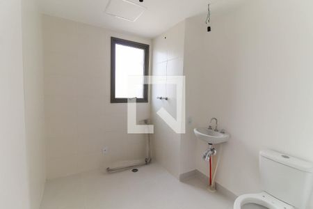 Banheiro de kitnet/studio à venda com 1 quarto, 27m² em Vila Aricanduva, São Paulo