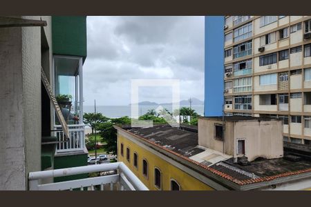 Vista da Varanda de apartamento para alugar com 1 quarto, 55m² em Aparecida, Santos