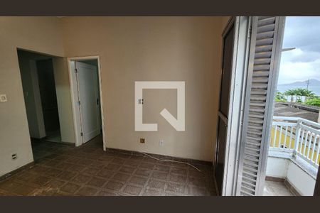 Vista da Sala de apartamento para alugar com 1 quarto, 55m² em Aparecida, Santos