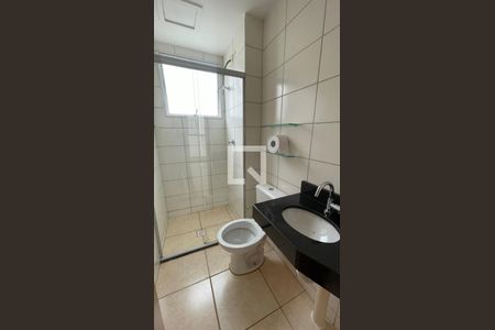 Banheiro de apartamento para alugar com 2 quartos, 45m² em Chacaras Reunidas Santa Terezinha, Contagem