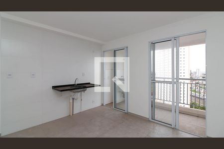 Sala/Cozinha de apartamento para alugar com 2 quartos, 44m² em Vila Ré, São Paulo