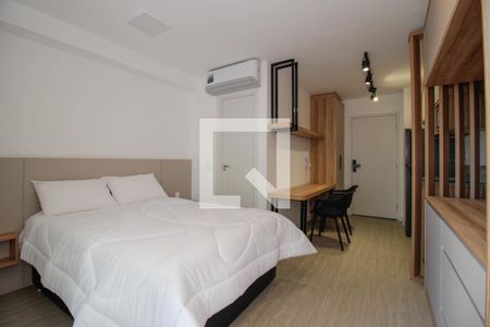 Sala/Quarto de kitnet/studio para alugar com 1 quarto, 26m² em Pinheiros, São Paulo