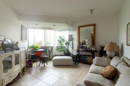 Sala de apartamento para alugar com 1 quarto, 50m² em Paraíso do Morumbi, São Paulo