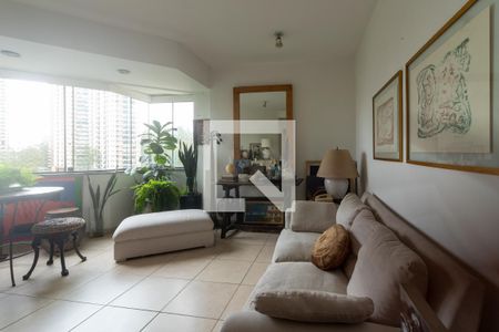 Sala de apartamento para alugar com 1 quarto, 50m² em Paraíso do Morumbi, São Paulo