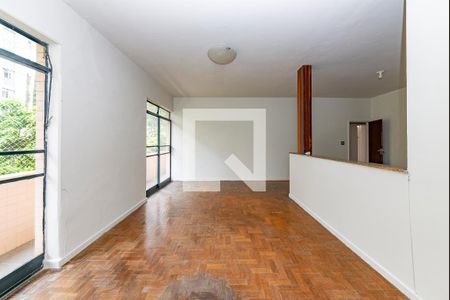 Sala 1 de apartamento para alugar com 3 quartos, 140m² em Savassi, Belo Horizonte