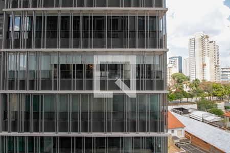 Vista da Sala de apartamento à venda com 1 quarto, 24m² em Pinheiros, São Paulo