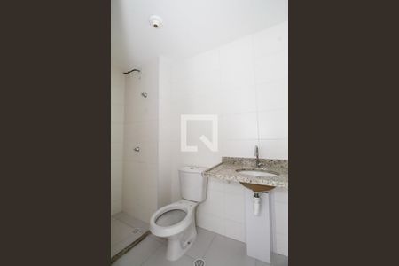 Banheiro da Suíte de apartamento à venda com 1 quarto, 24m² em Pinheiros, São Paulo