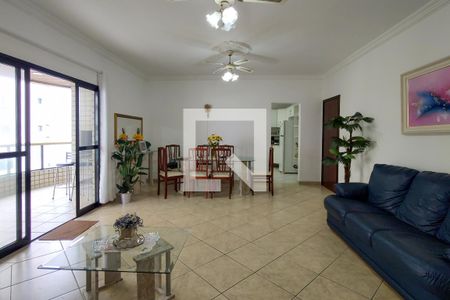 Sala de apartamento para alugar com 2 quartos, 114m² em Aviação, Praia Grande