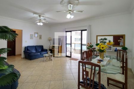 Sala de apartamento para alugar com 2 quartos, 114m² em Aviação, Praia Grande