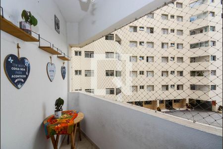 Varanda da Sala de apartamento à venda com 1 quarto, 64m² em Vila Augusta, Guarulhos