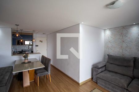 Sala de apartamento para alugar com 3 quartos, 69m² em Taboão, Diadema