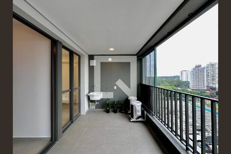 Sacada de apartamento para alugar com 2 quartos, 59m² em Santo Amaro, São Paulo