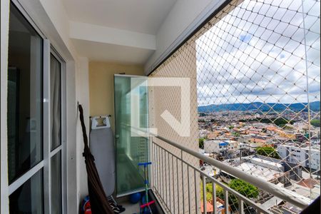 Varanda da Sala de apartamento à venda com 2 quartos, 57m² em Jardim Flor da Montanha, Guarulhos