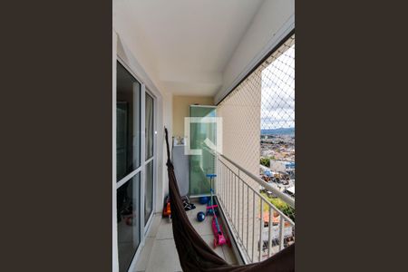 Varanda da Sala de apartamento à venda com 2 quartos, 57m² em Jardim Flor da Montanha, Guarulhos