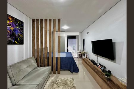 Sala de kitnet/studio para alugar com 1 quarto, 35m² em Jardim Caravelas, São Paulo