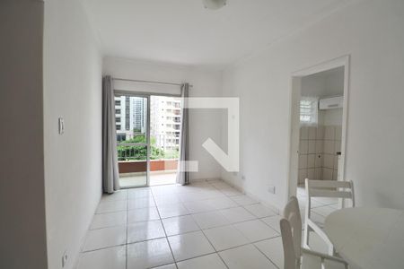 Sala de apartamento para alugar com 1 quarto, 45m² em Centro, Guarujá